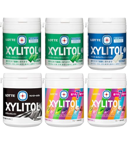 Amazon | キシリトールガム ボトルガム フレッシュミント 133g 6個